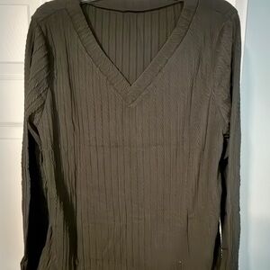 Cicy Bell V-Neck Long Sleeve Sweater